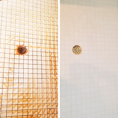 Shower Rust Removal