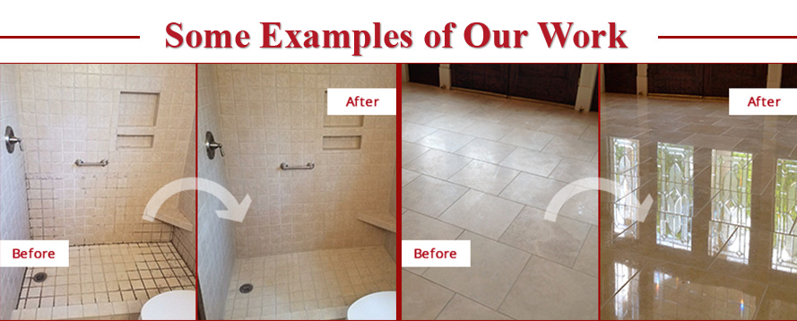 Before and After Pictures of Some Examples of Sir Grout Atlanta's Work