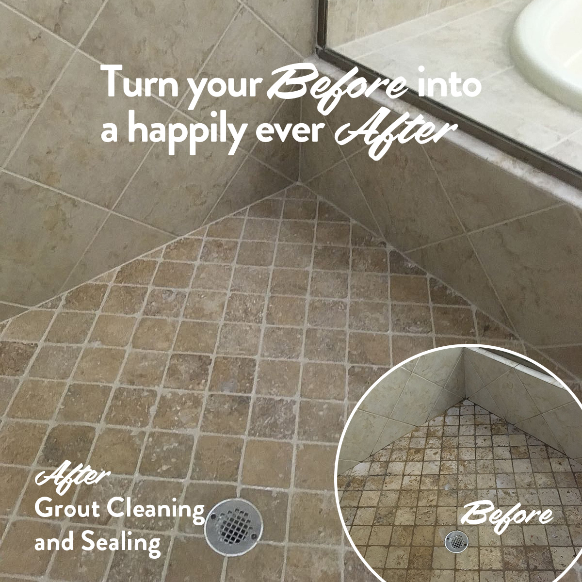Grout Cleaning and Sealing