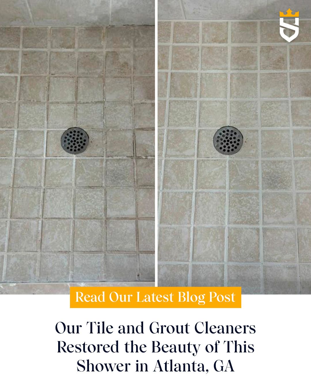 Our Tile and Grout Cleaners Restored the Beauty of This Shower in Atlanta, GA